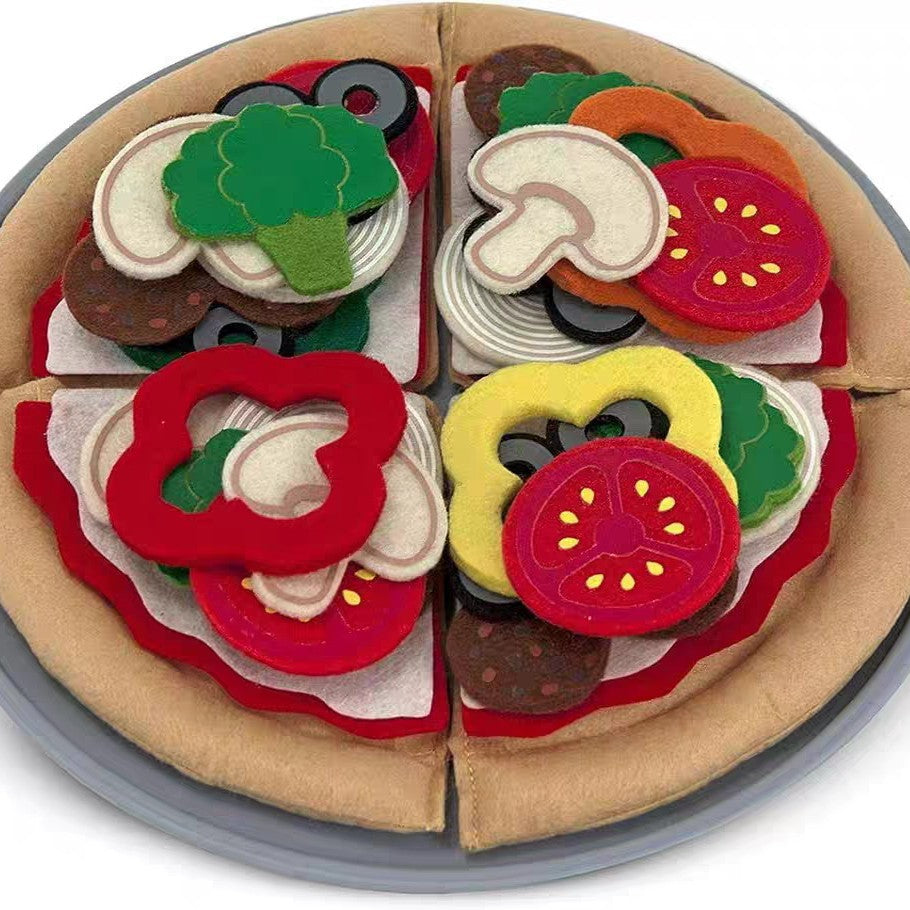 Jouet Creative Felt Pizza Playset