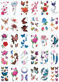 Un ensemble de 30 autocollants de tatouage