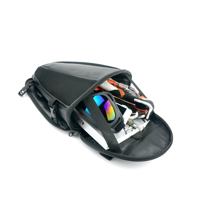 1X Moto Tail Sac de rangement de siège arrière Sac à dos porter épaule à main étanche
