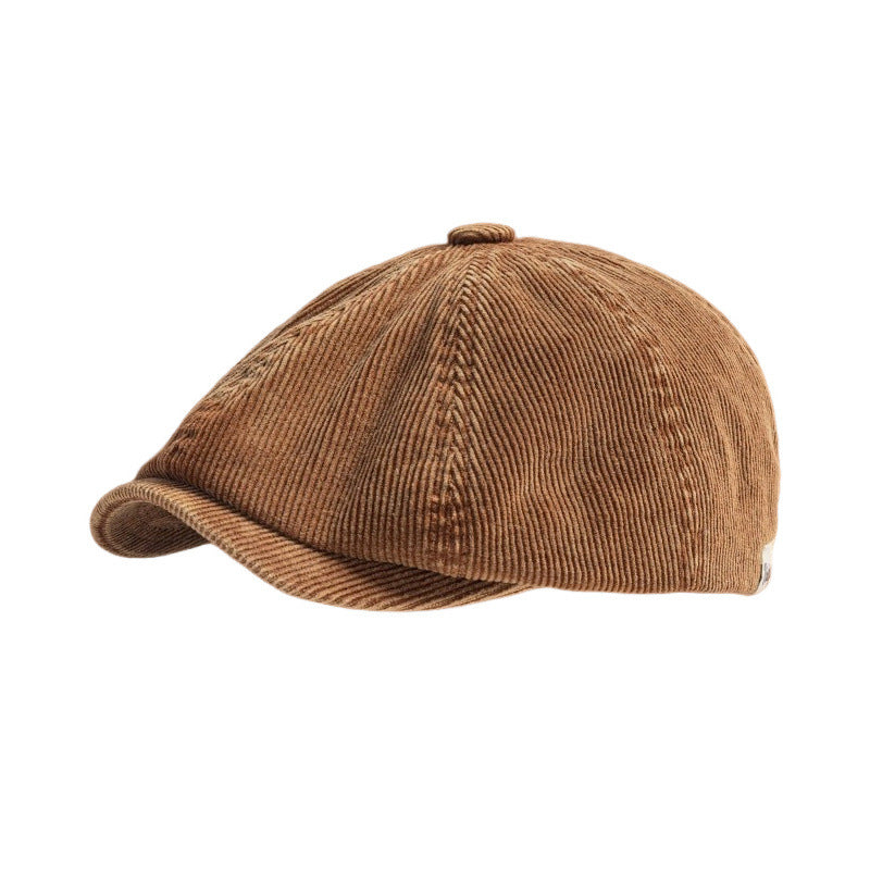 Littéraire retro japonais pour hommes à huit panneaux Corduroy