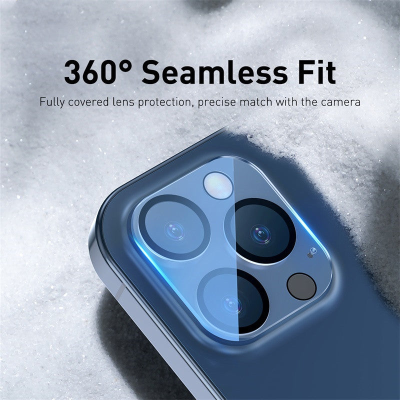 Film de protection des lentilles de téléphone portable à cadre complet