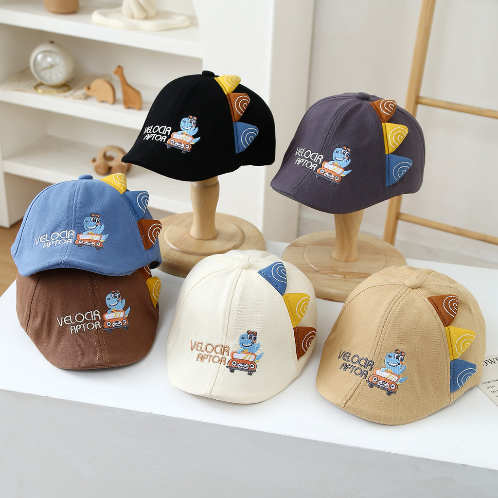 Chapeau brodé de dessin animé multi-lettres avec oreilles réglables