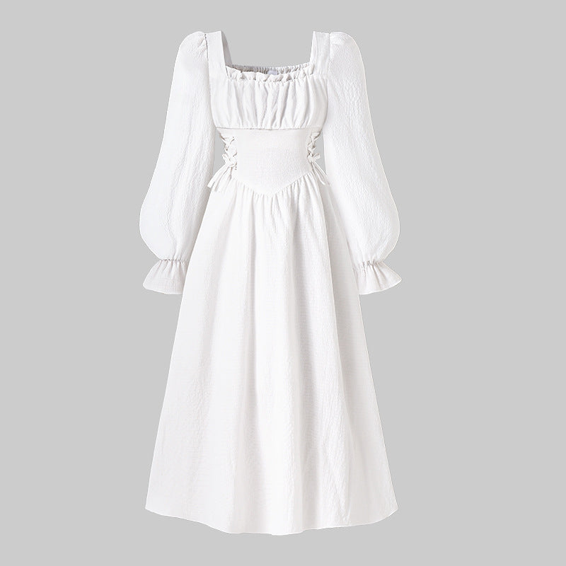 Robe de style français Elégante Vintage Femme