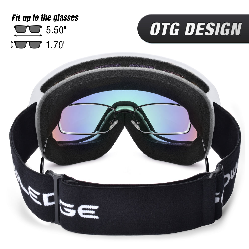 Lunettes de ski anti-fog double couche
