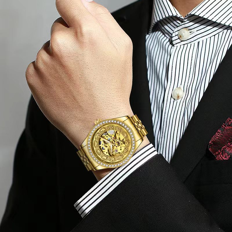 Montre mécanique étanche pour hommes Business Automatic