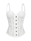 Dentelle brodée en os de poisson Corset Slimming Camisole Pure Desire Tube Top Outfit Fishbone Vers