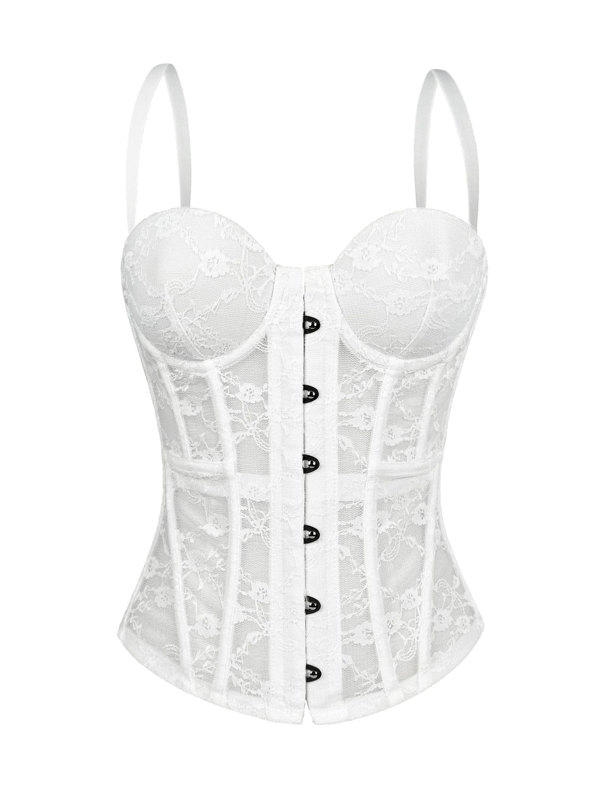 Dentelle brodée en os de poisson Corset Slimming Camisole Pure Desire Tube Top Outfit Fishbone Vers