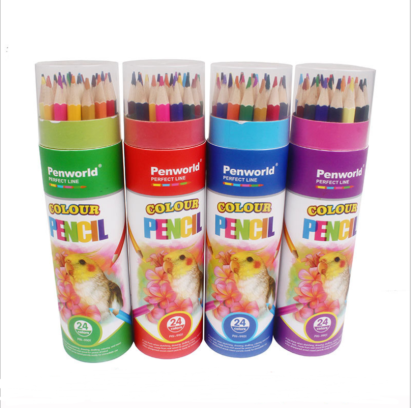 Tube de plomb couleur 24 couleurs