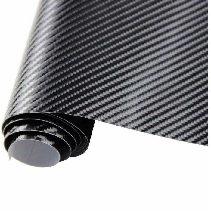 Car Styling Glossy noir 5D fibre de carbone film de vinyle