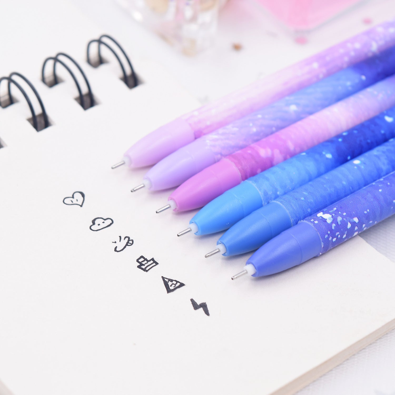 Stylo à gel à séchage rapide 12 constellations