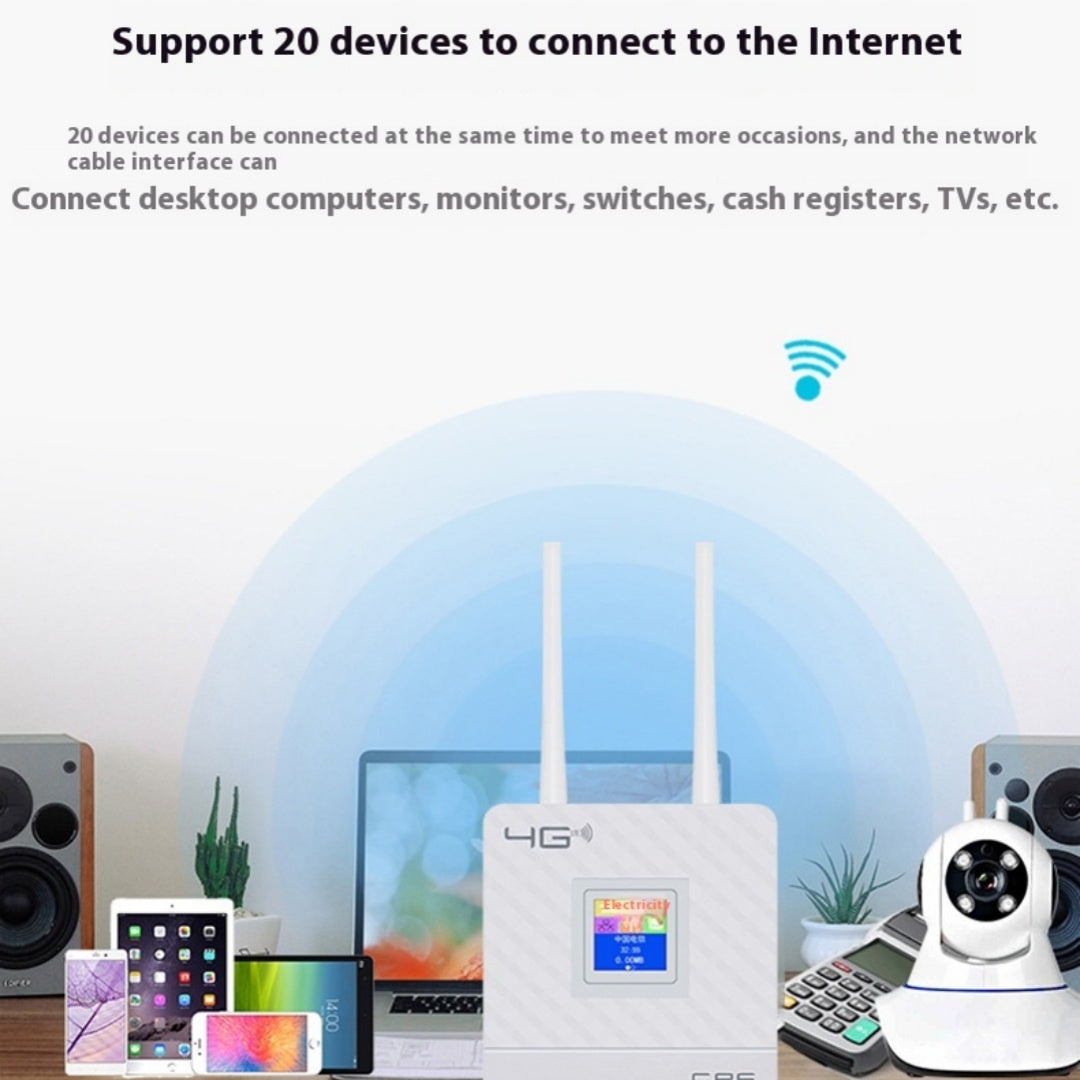 Accueil Bureau Affichage partagé Routeur LTE