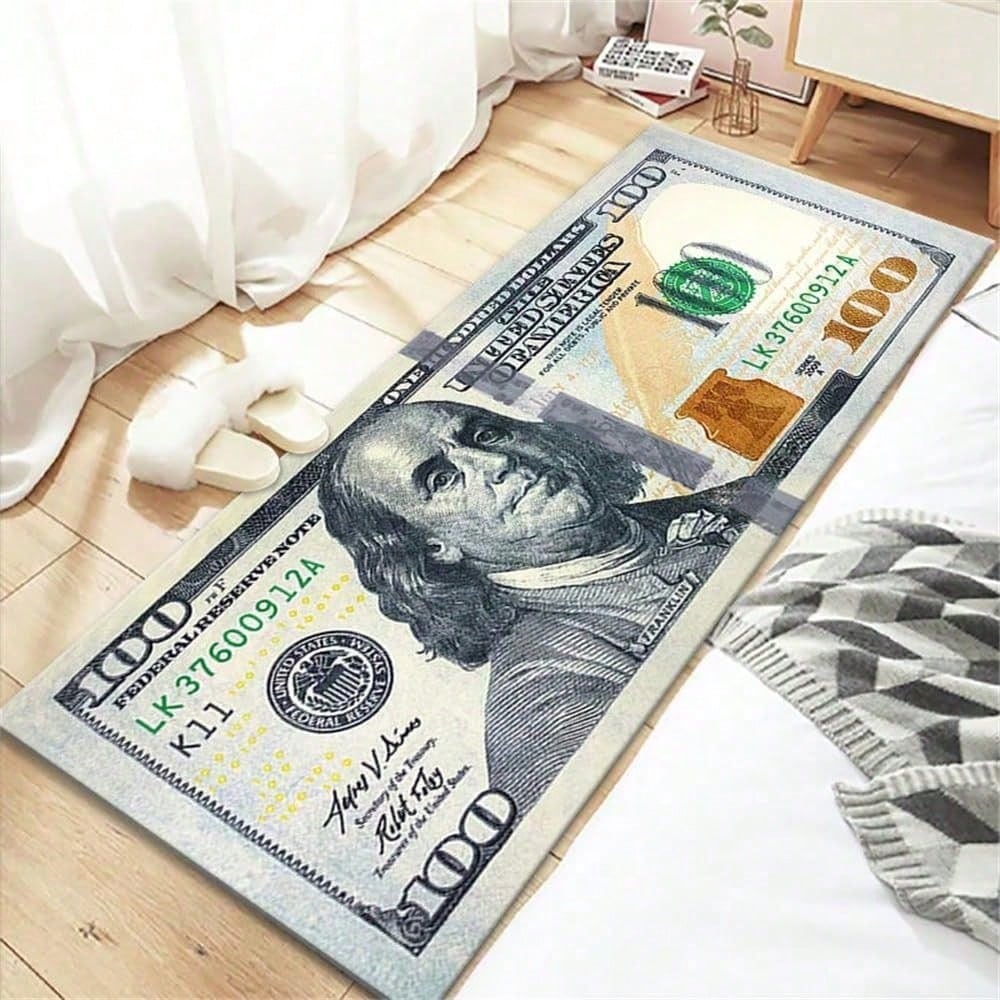 Zone de conception de cent dollars Rug