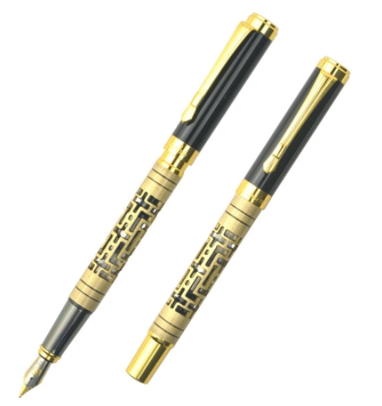 Stylo de fontaine de luxe en métal premium