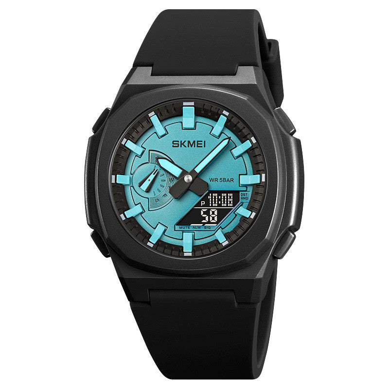 Montre numérique d'alarme chronographe multi-fonctions étanche à quartz pour hommes mode