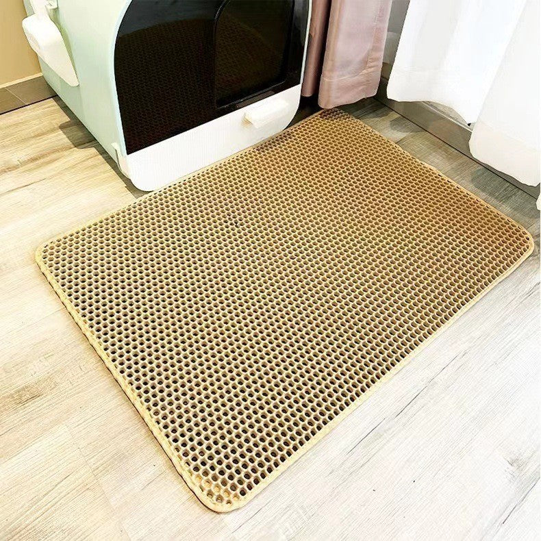 Double Layer EVA Cat Litter Mat Pet Pad