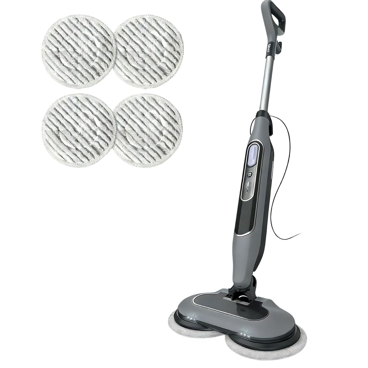 Mop de vapeur de sol dur double tête