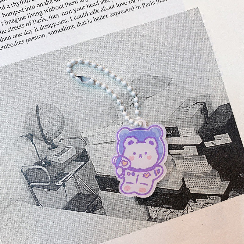 Boîte crayon de dessin animé cas mignon astronaute double-couche
