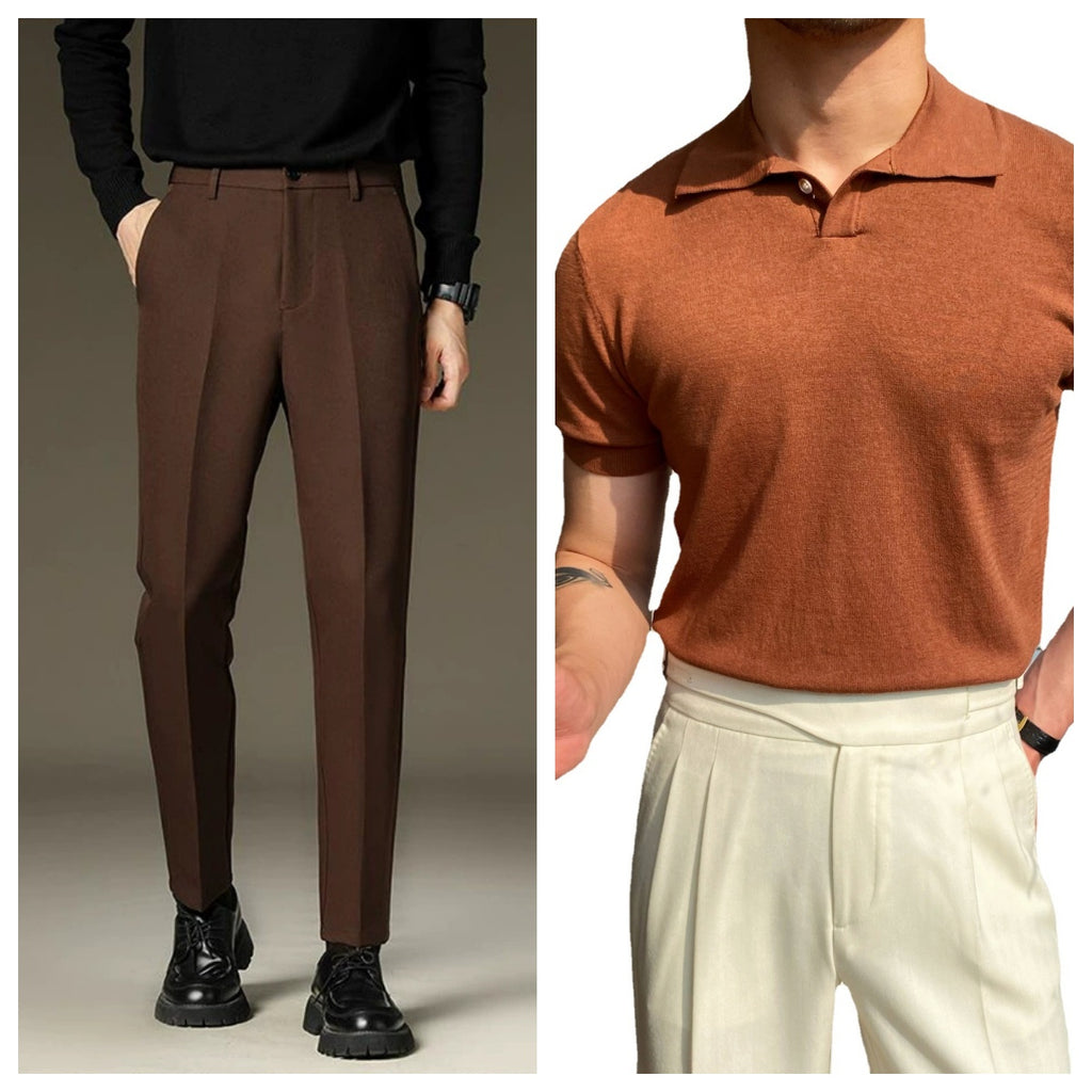 Meilleures ventes de pantalons en tricot casual européen et américain