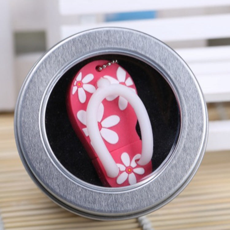 Cartoon Creative Beach Shoes U Disk Mode Mini personnalisation