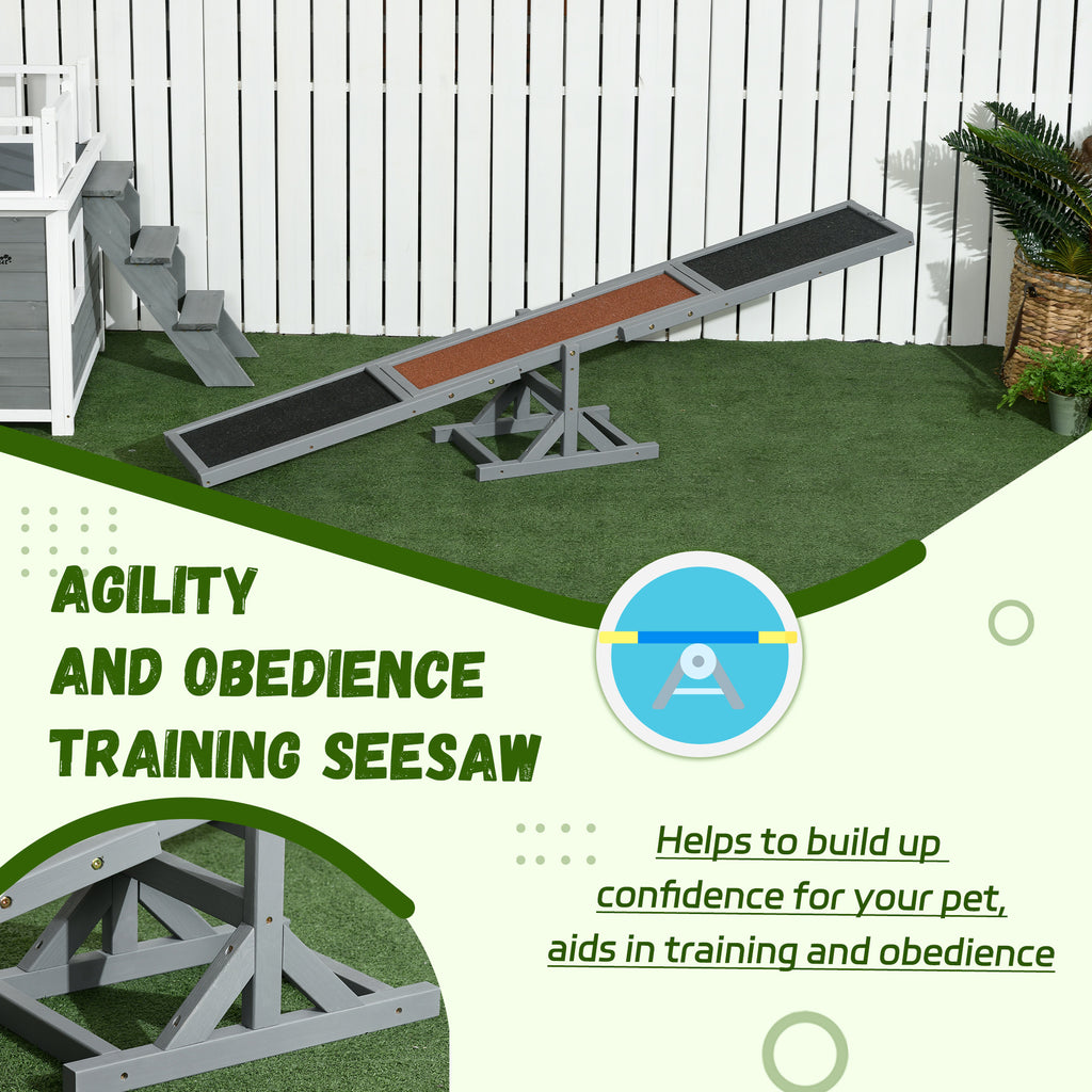 Wooden Dog Agility Seesaw pour l'entraînement et l'exercice
