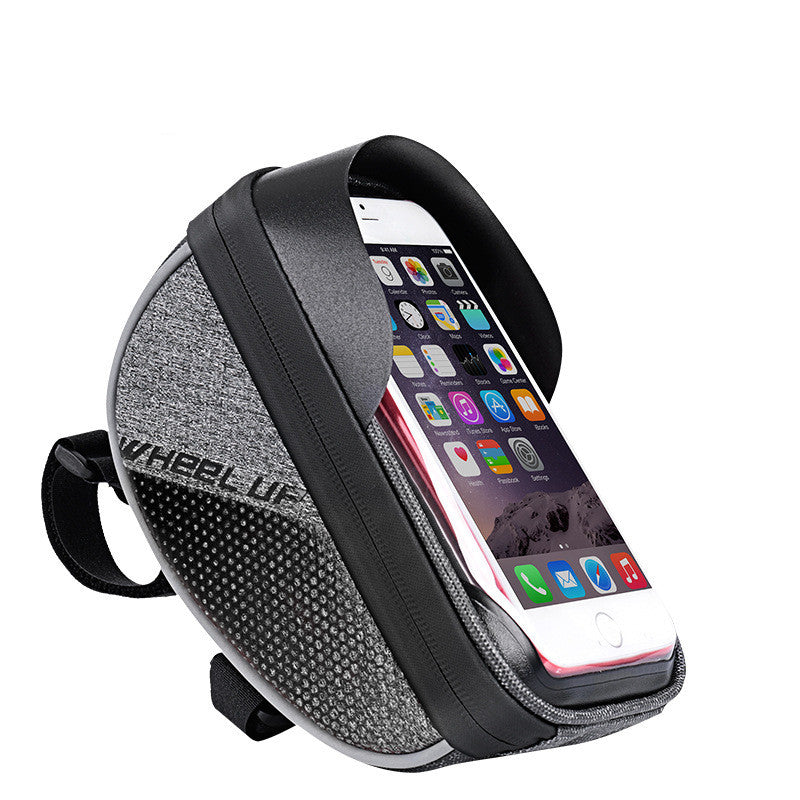Sac à vélo, sac de téléphone à écran tactile, sac de vélo de montagne avant, sac de vélo, poignée