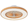 Ventilateur de plafond électrique Ribbon en grain de bois pour salon et salle à manger