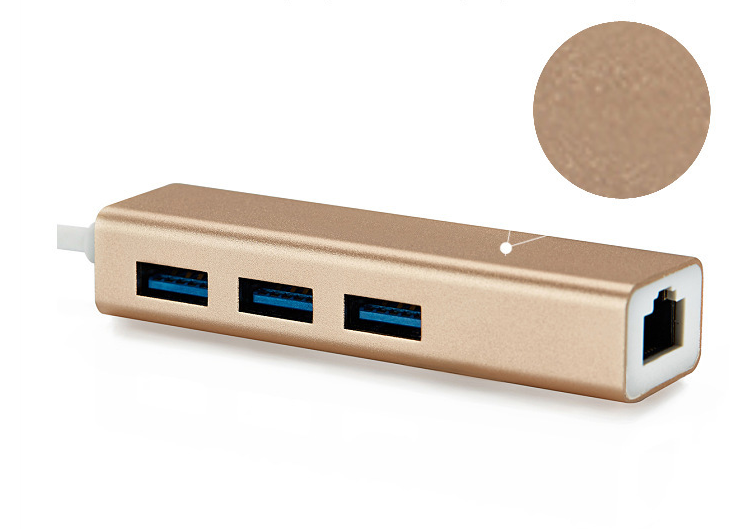 8152 USB à RJ45 Type-c carte adaptateur câble USB3.0 HUB moyeu d'entraînement rapide gratuit
