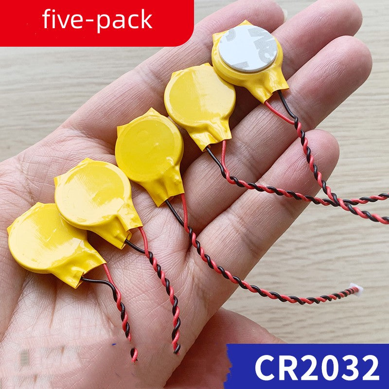 CR2032 Carnet de bureau carte mère batterie 3V bouton COM