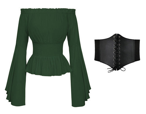 Chemise minimaliste style Renaissance pour femmes