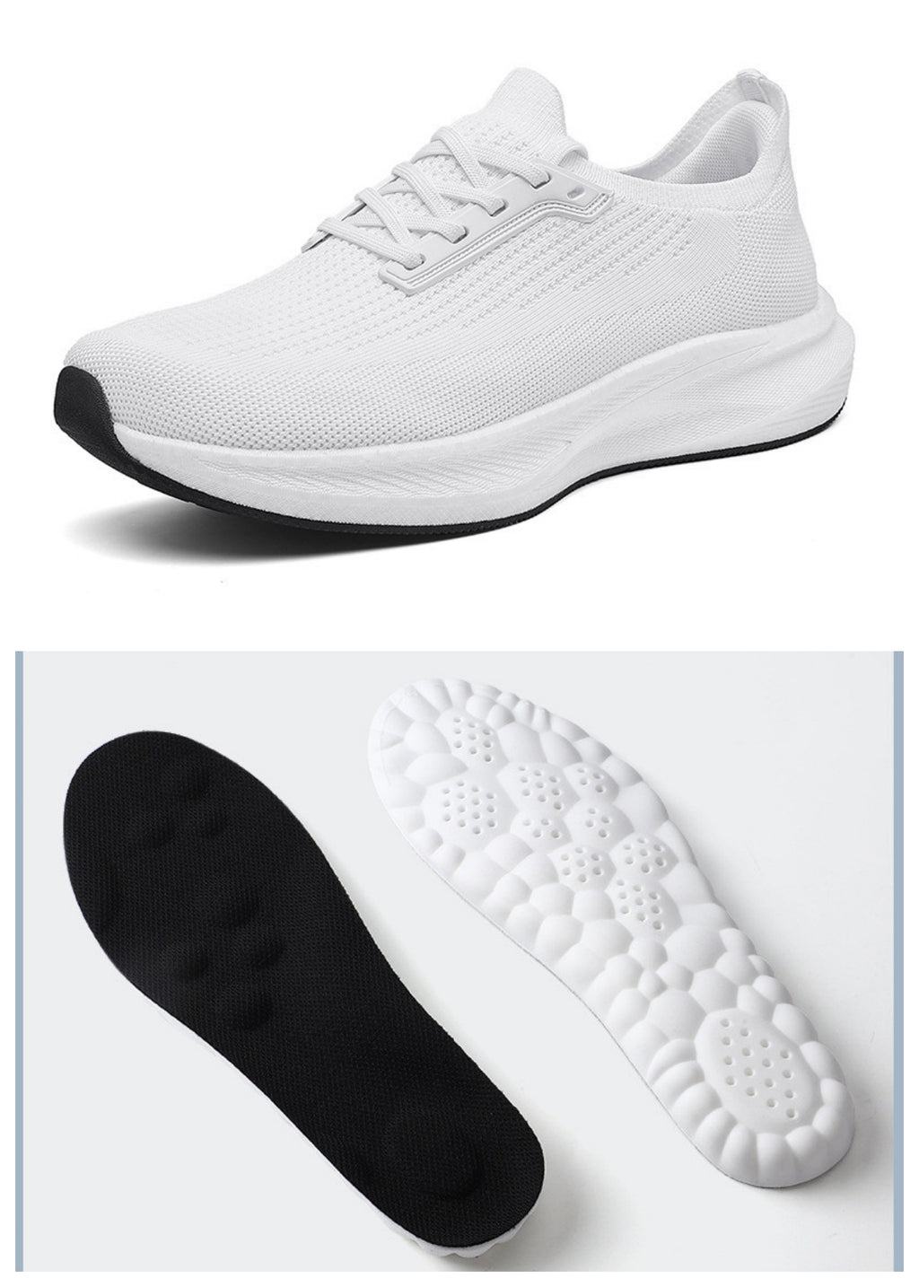 Hommes Mesh large orteil mode Casual Chaussures de course en plein air