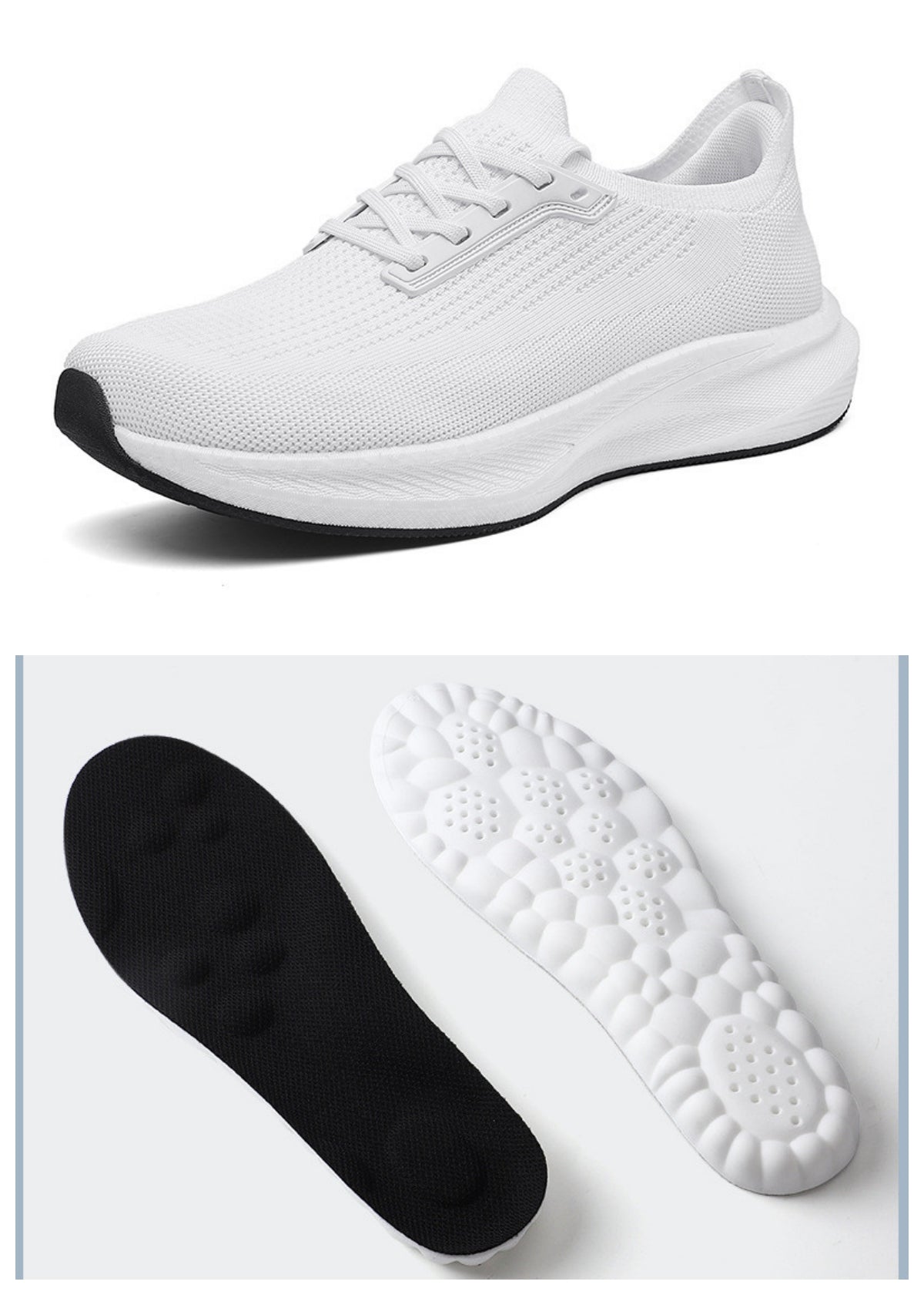 Hommes Mesh large orteil mode Casual Chaussures de course en plein air