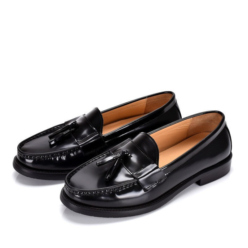 Haute qualité de style britannique tendance cuir breveté à faible coupe