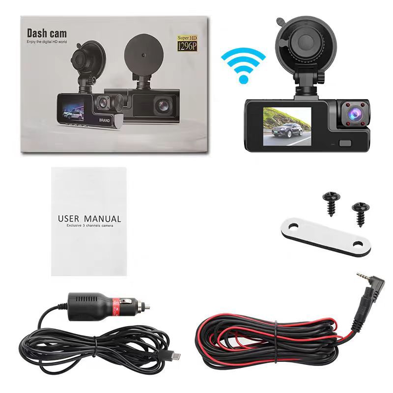 Dashcam HD vision nocturne de 2 pouces 1080P