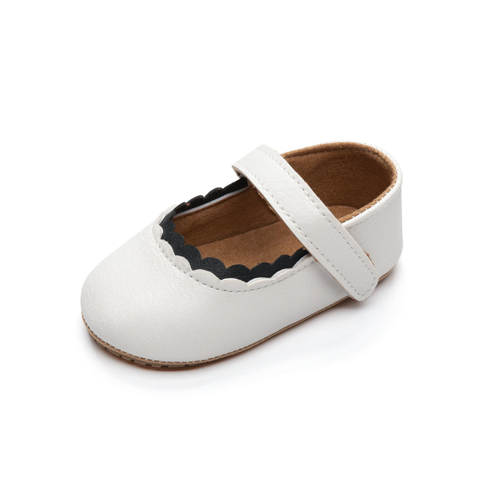 Bébé fille artificielle PU chaussures pour enfants