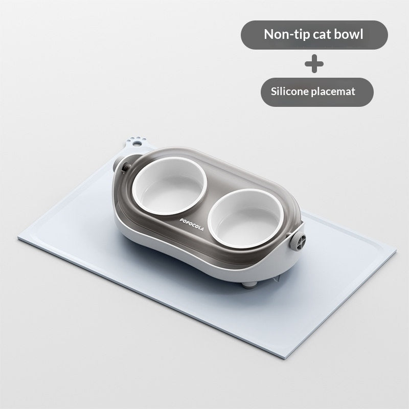 Cou Friendly Cat Bowl Céramique Cat Food Plat Pet Cat Food Bowl