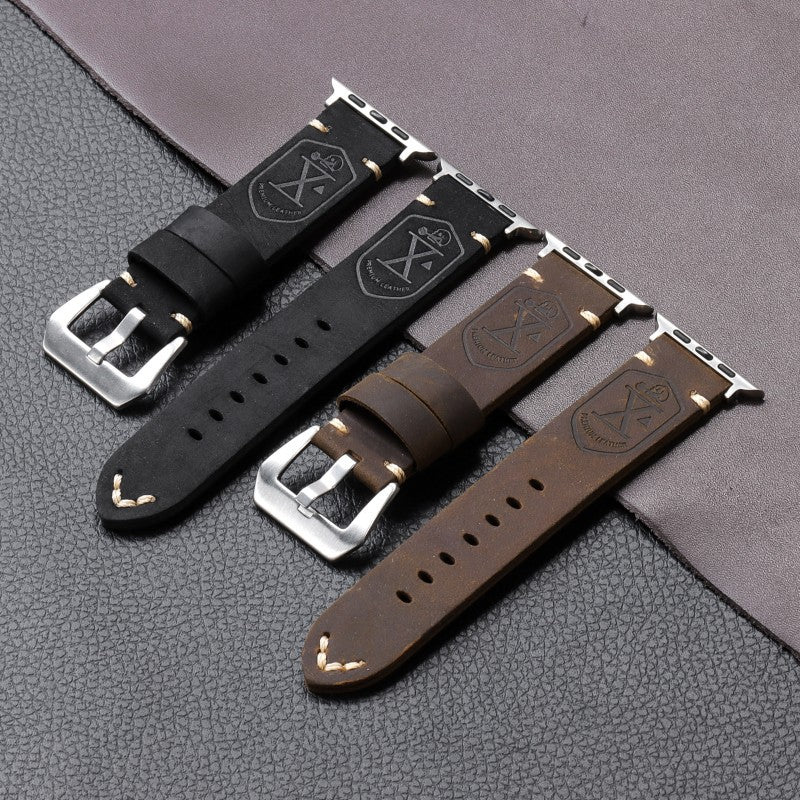 Bracelet de montres en cuir série homme