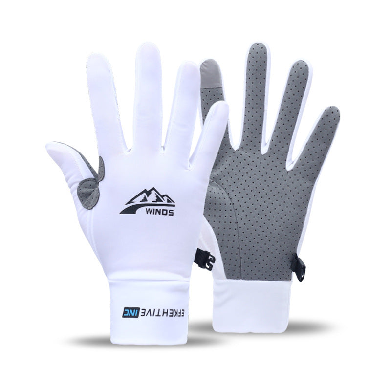 Gants de vélo de fitness à moitié doigt tactile écran respirant écran solaire Gants pour hommes et Wo