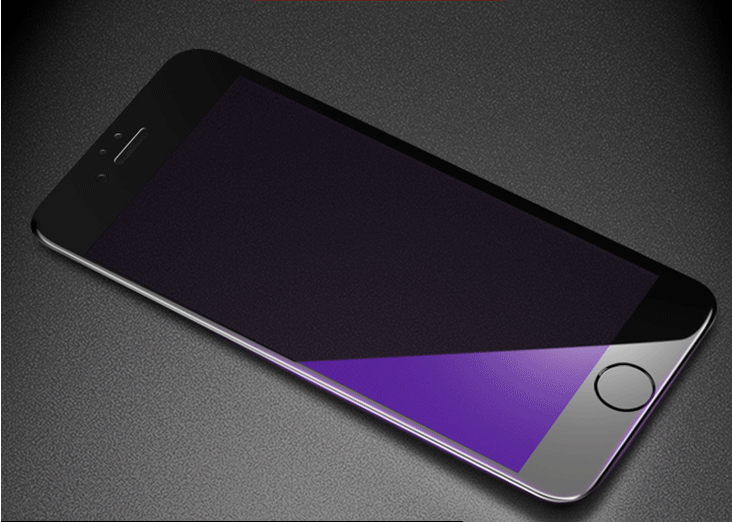 PhoneX 8 7 6s Plus Film de protection en verre trempé en fibre de carbone 3D tout compris