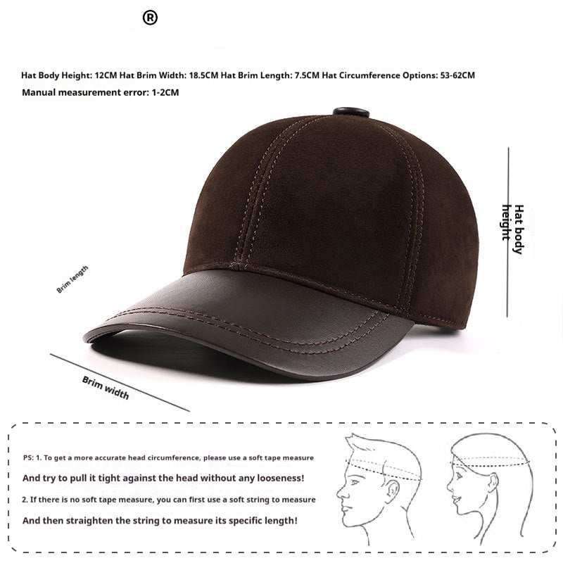 Casquette de baseball pour hommes d'âge moyen et âgés
