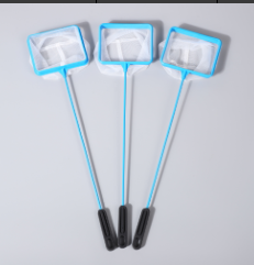 Portable filet de pêche 3D-bleu-pvc-1 pièce