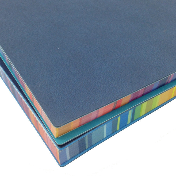Couleur Rainbow Side A5 Cover en cuir Notebook