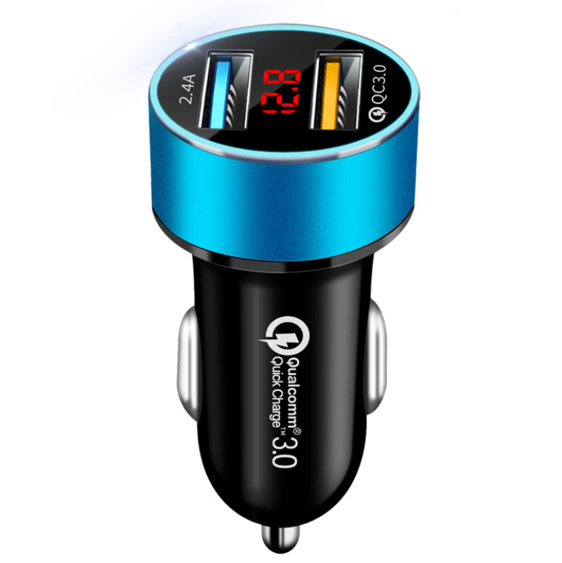 LED affichage numérique chargeur de voiture