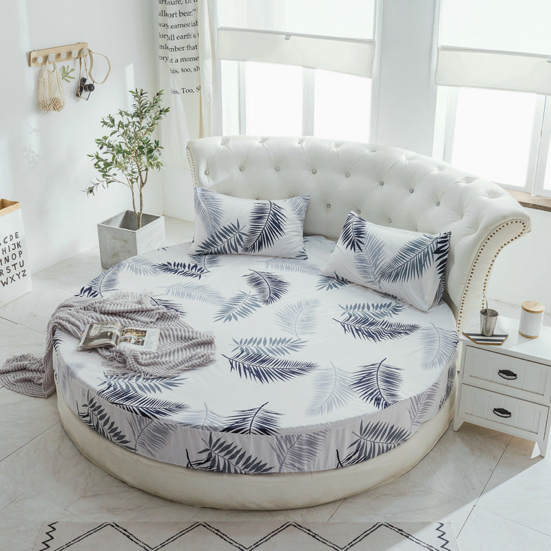 Table ronde Bedspread Hotel Hôtel Matelas Protecteur