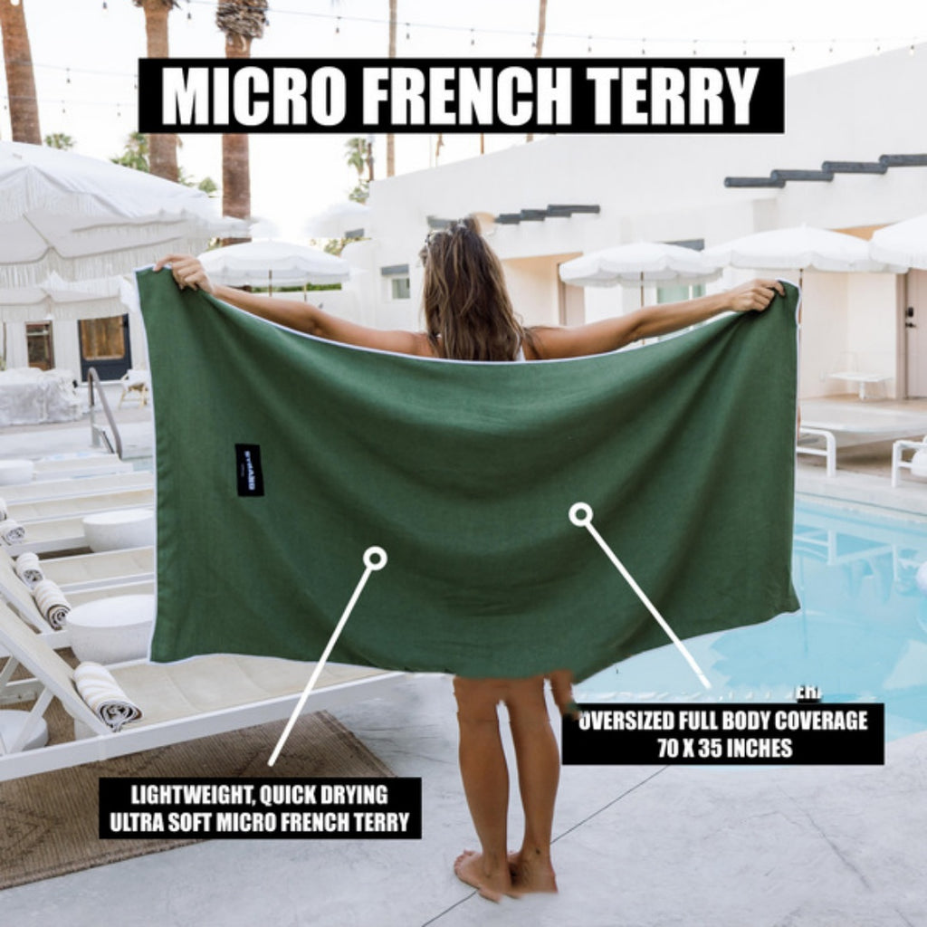 Minimalist Creative Solid Color Outdoor Magnetic Douche Serviette de bain