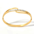 Acier inoxydable minimaliste géométrique Grand modèle mural Titanium Bracelet en acier