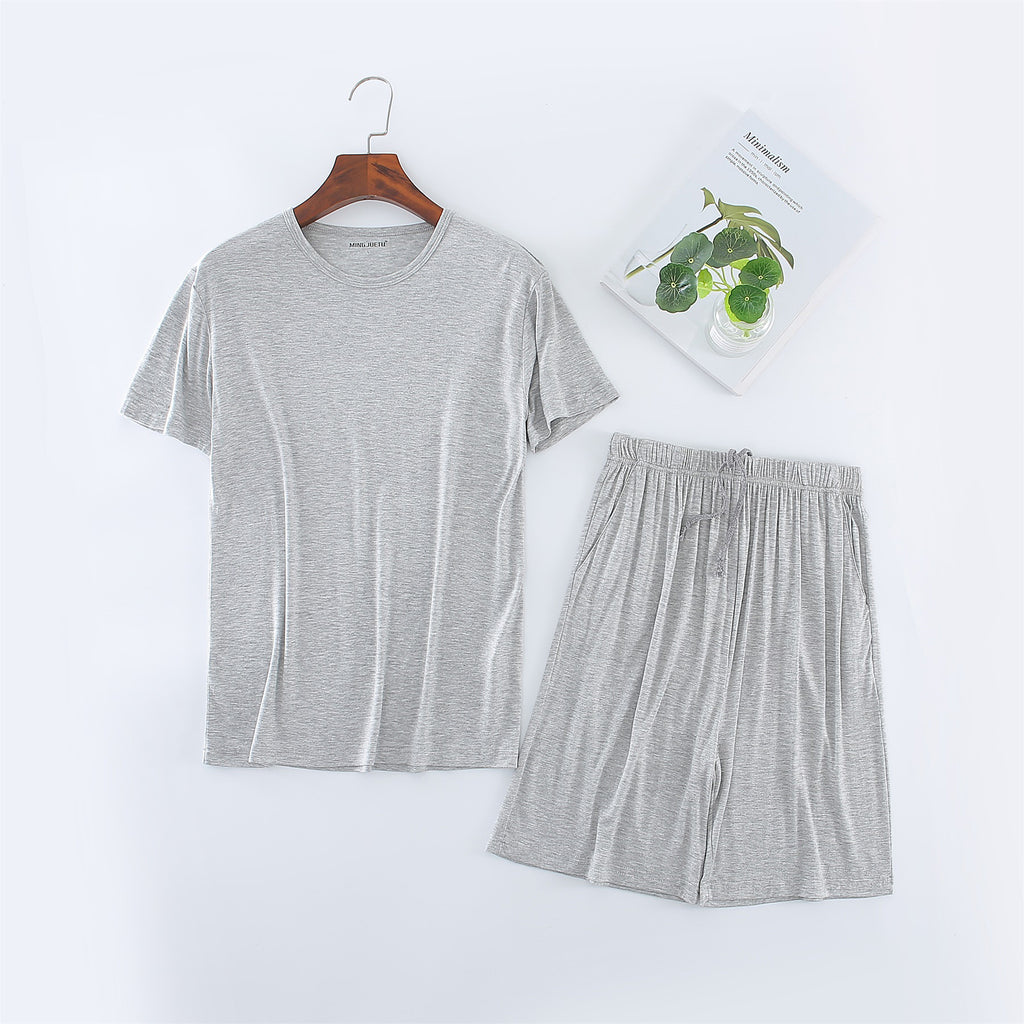 Ensemble de T-shirt Modal homme Short manches courtes