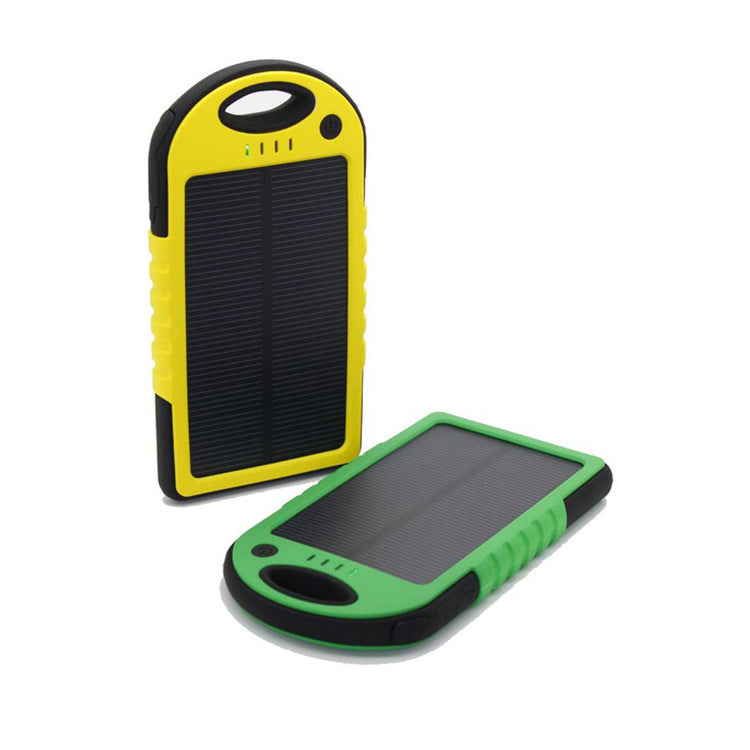 Chargeur de batterie double de la banque d'énergie solaire