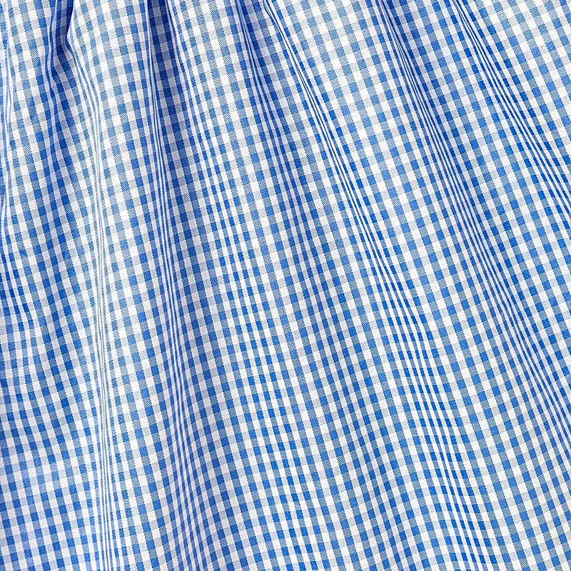 Bébé Filles 4ème De Juillet Robe Gingham American Drapeau Blanc Bleu Couleur Bloc Indépendance Jour