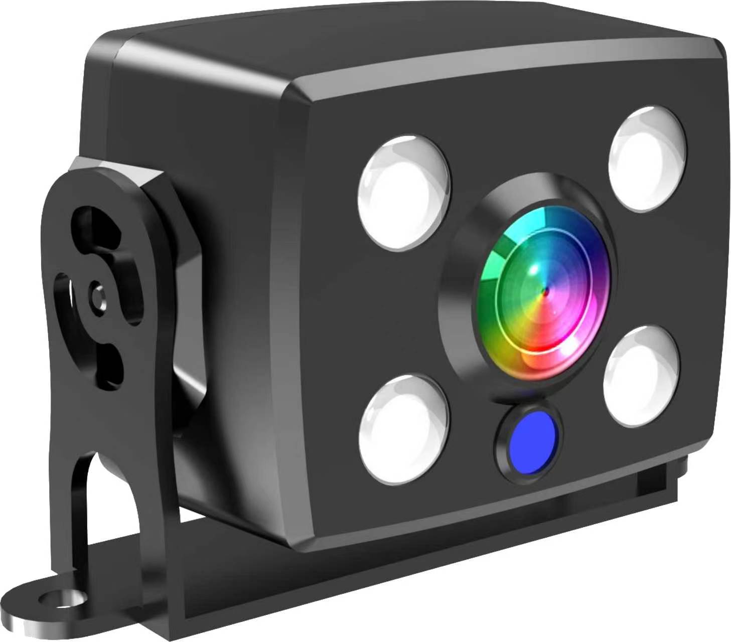 IR - Caméra double objectif de lumière blanche- Caméra de véhicule - A4- avec caméra infrarouge- Multifunctio