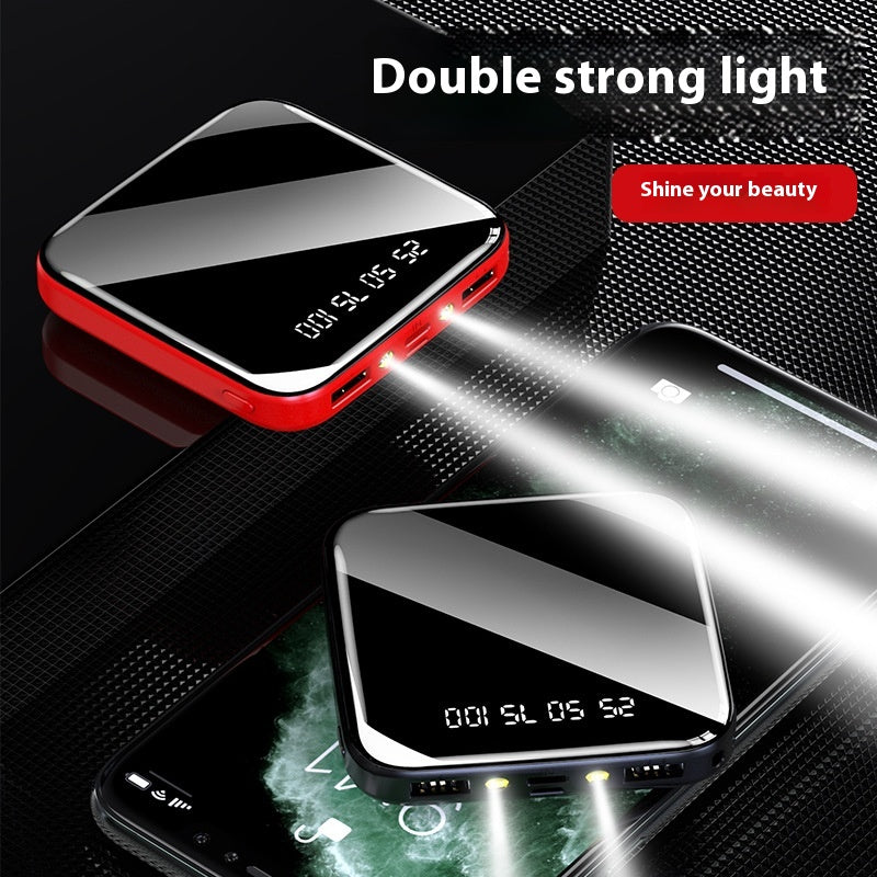 Mirror Mini Power Bank 20000 MA Alimentation mobile de petite et grande capacité